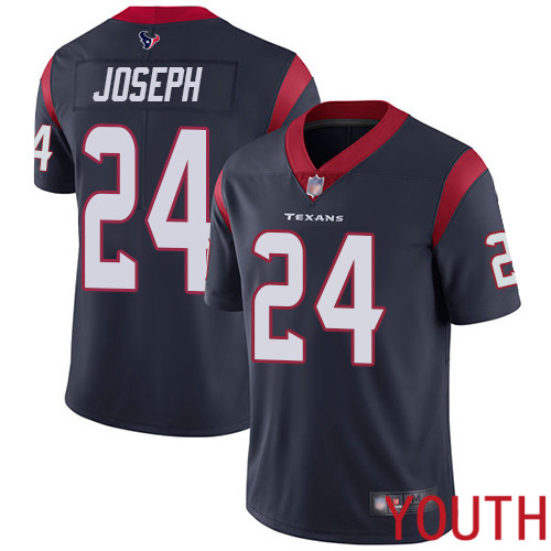 Houston Texans Limited Navy Blue Youth Johnathan Joseph Home Jersey NFL Football 24 Vapor Untouchable